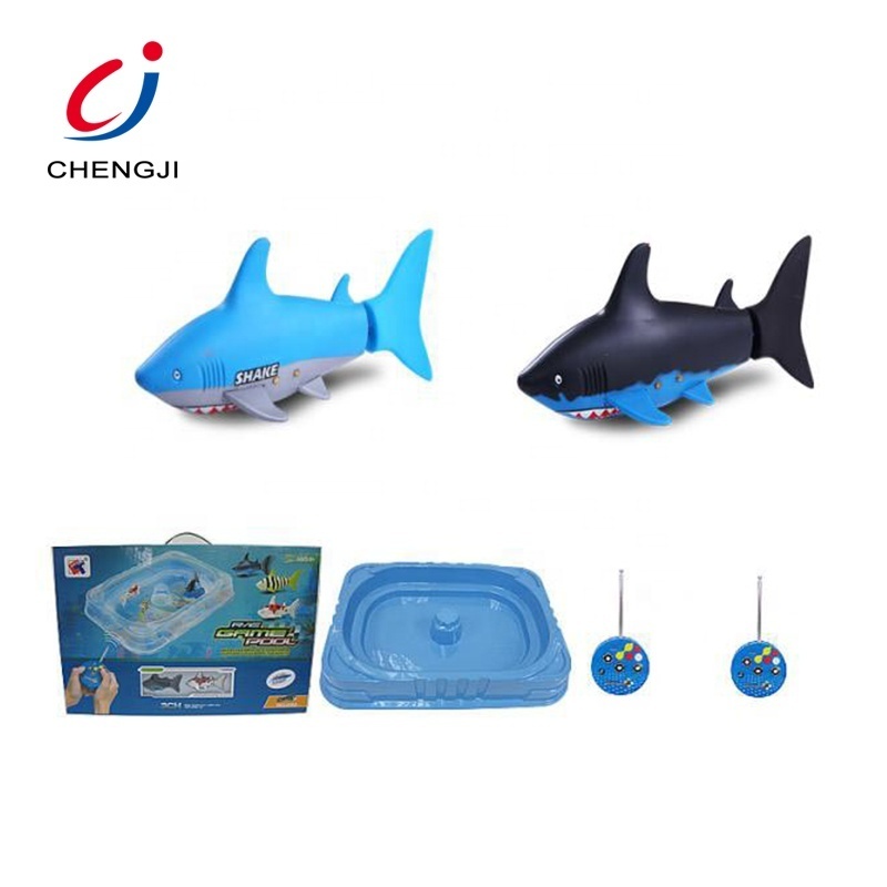 Hot sale fish remote control mini underwater kids toy plastic rc shark