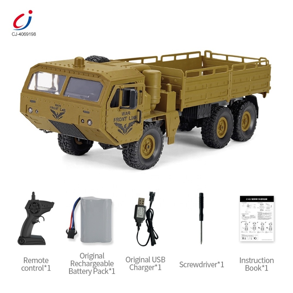 1 16 scale simulation model off-road army military vehicles toy rc 6x6 truck