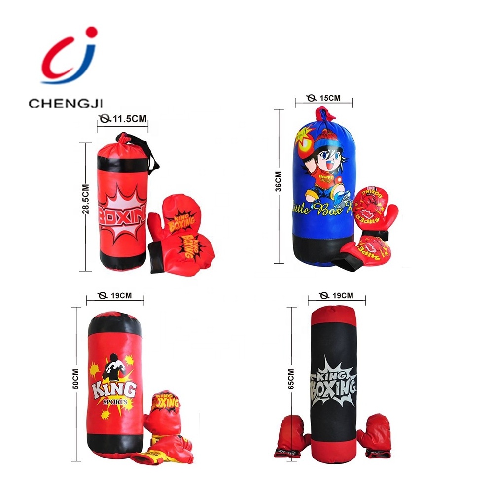 New cheap indoor outdoor punching ball sport game gloves kids boxing set toys