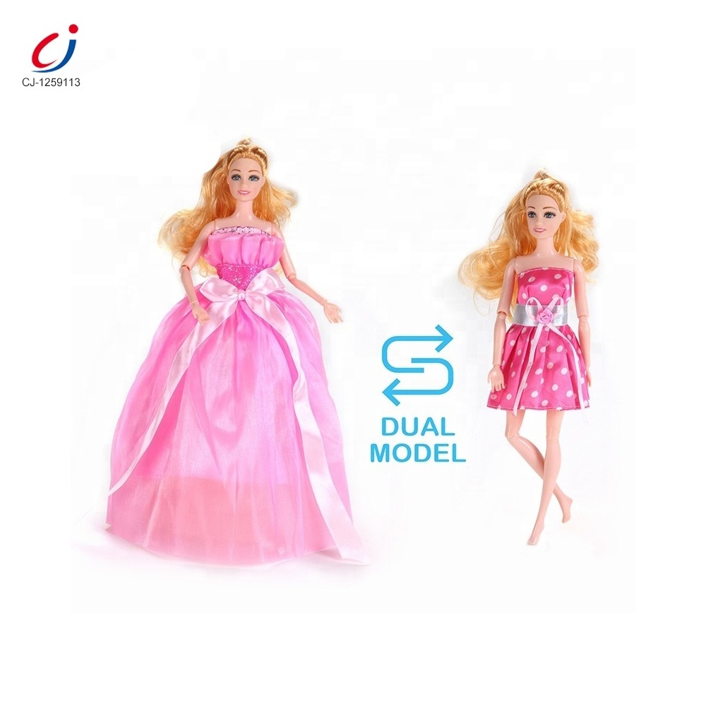 High quality smart long hair big head cute remote control princess doll