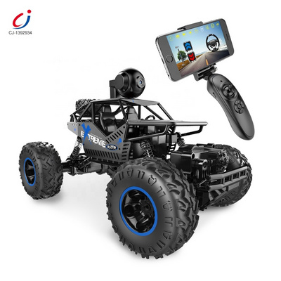 Chengji Dual Mode Speed 2.4G 1 16 Climbing 4WD FPV Remote Control RC Camera Car Long Range Wireless Wifi RC Car With Camera BestSuppliers