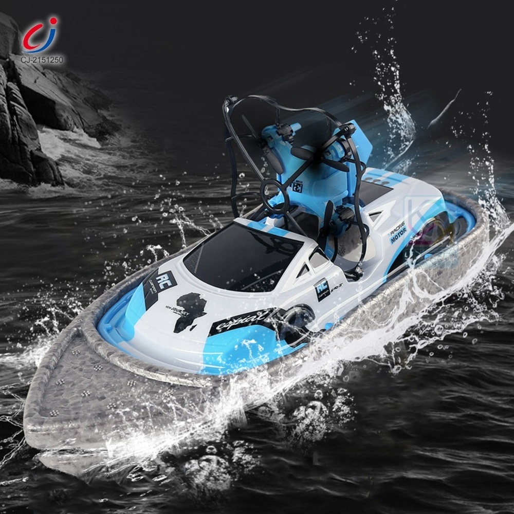 High speed 3 in 1 sea ship land racing car air flying drone good power rc amphibious boat for sale