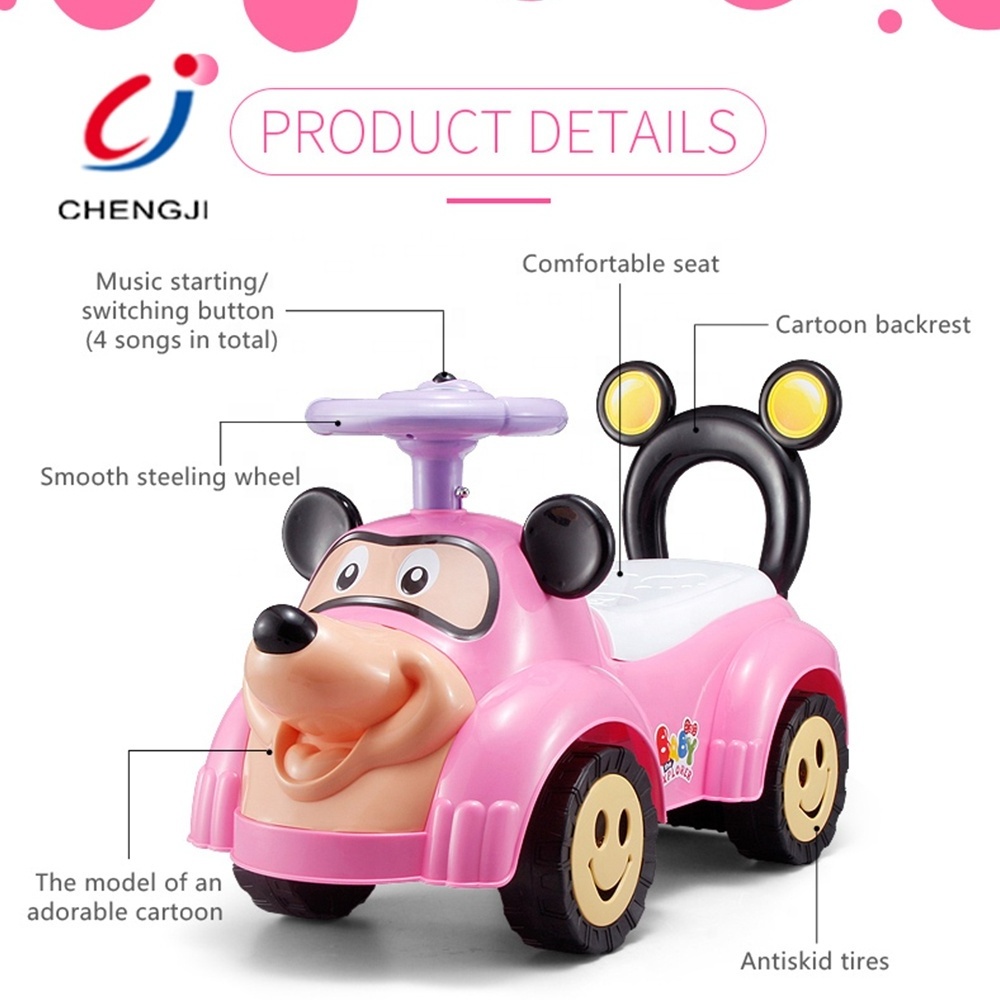 New Design Sliding Kids Ride On Car Toy, Baby Plastic Ride Car Baby Toys Manufacturers China