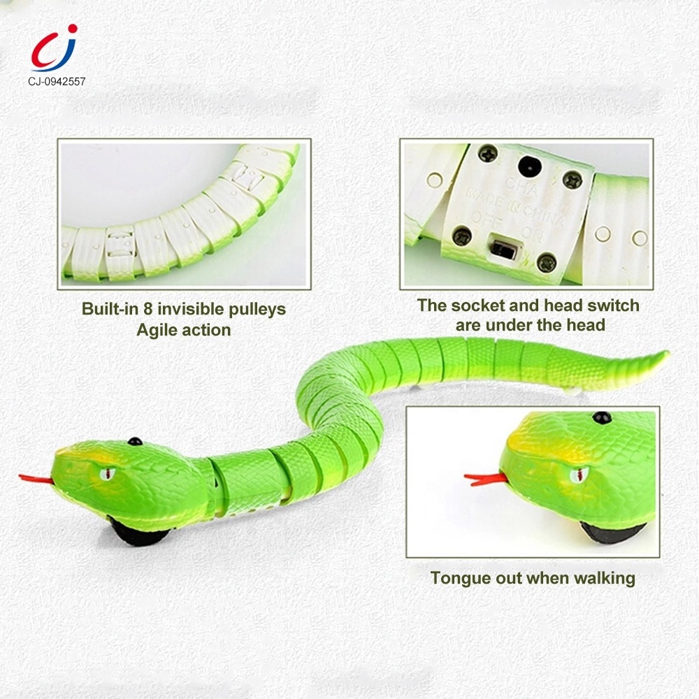 Plastic electronic animal model toy infrared remote control snake