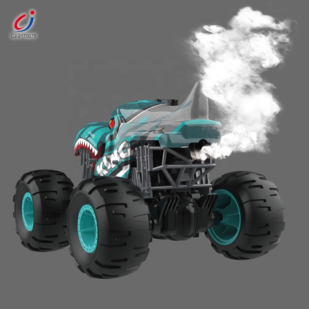 Remote control toys new cars hot sale big wheel monster truck toy high speed spray rc car