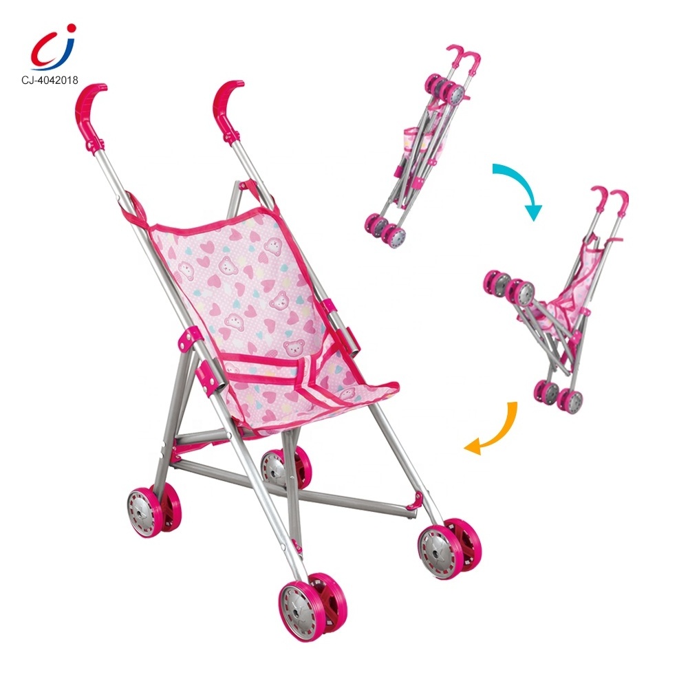 Chengji wholesale baby doll swing cart rocker chair stroller girls role play set pretend play toys for kids