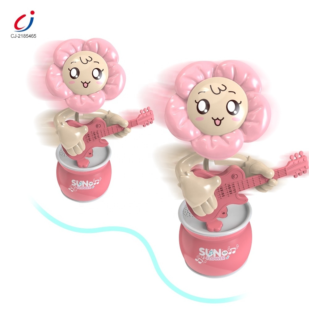 Chengji Gift music dancing flower toys brinquedos sharking singing mock speech electric music plastic dancing sunflower toy