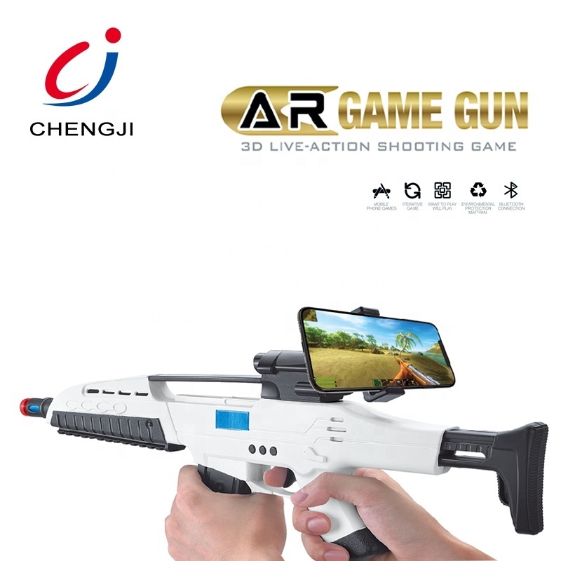 Hot selling shooting toy plastic electric reality indoor fun ar game gun