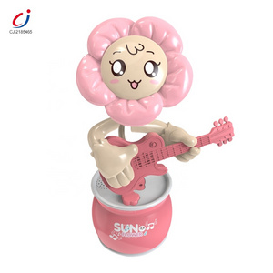 Chengji Gift music dancing flower toys brinquedos sharking singing mock speech electric music plastic dancing sunflower toy