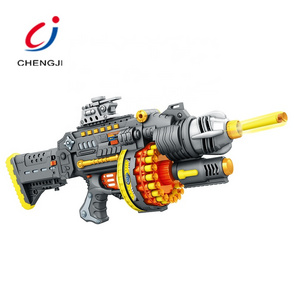 Christmas gift cheap plastic toy electronic gun toys shoot soft bullet gun