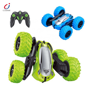 Chengji toys 2.4g 360 degree rotation rechargeable remote control cars toy high quality double side rc stunt car