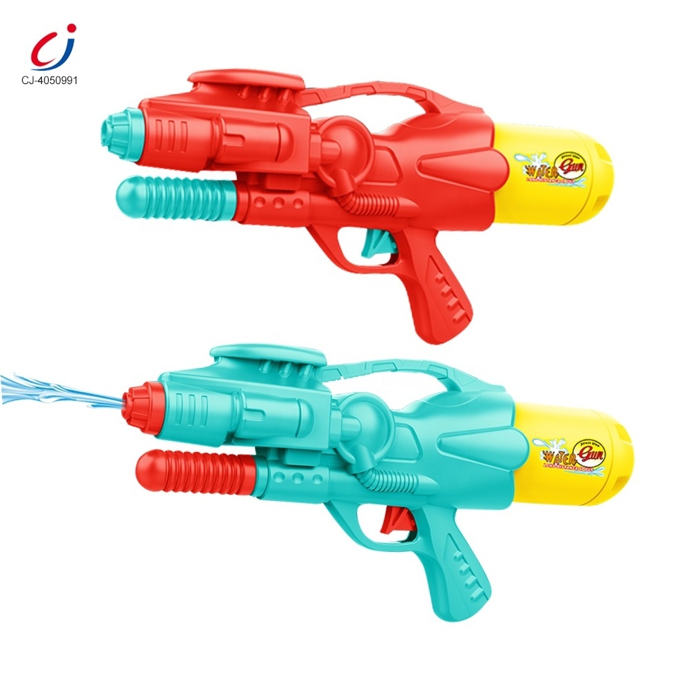 Chengji toy pool water gun kids promotional cheap summer outdoor shooting game bulk plastic powerful water gun