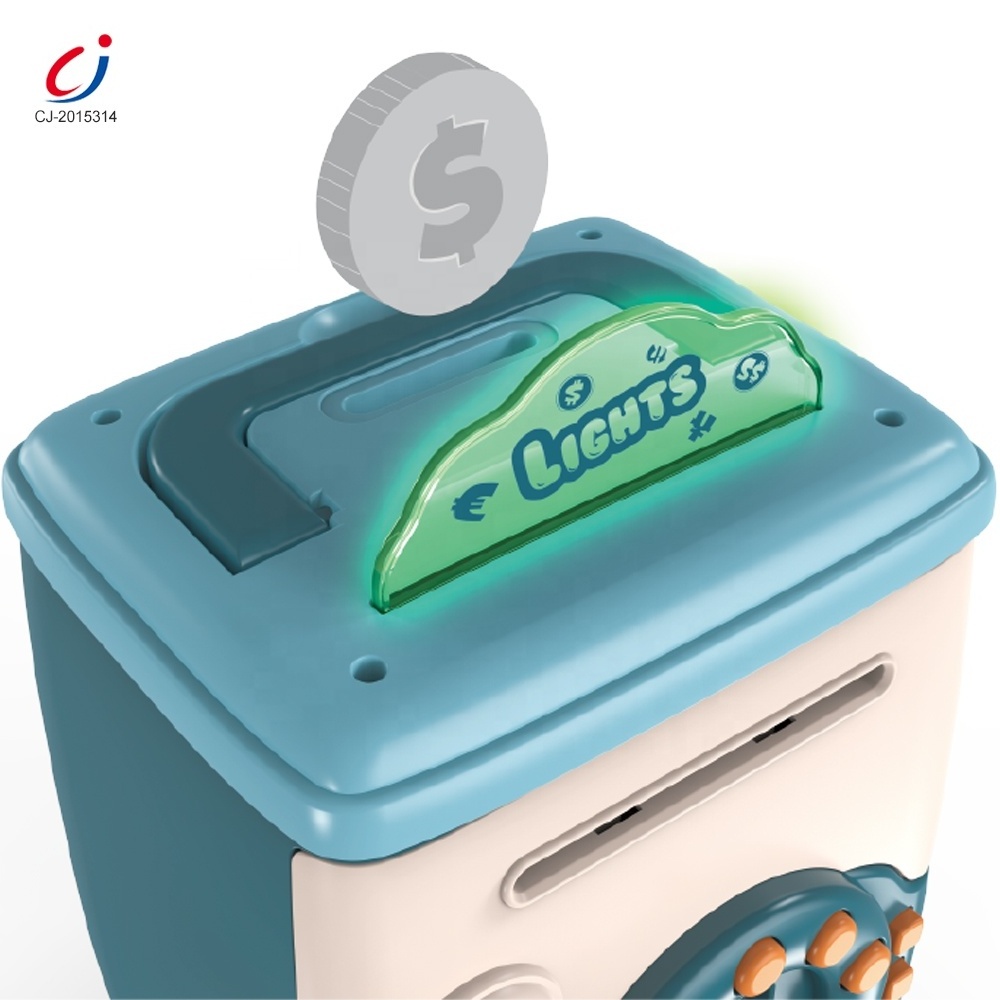 Chengji multifunction electronic piggy bank atm money saving box funny safety children bank money boxes with password