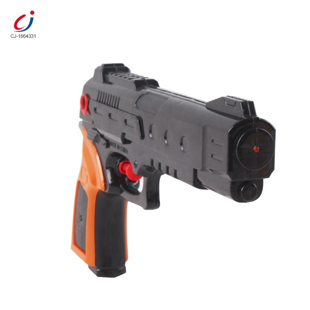 Summer toy pistol shaped black plastic water gun