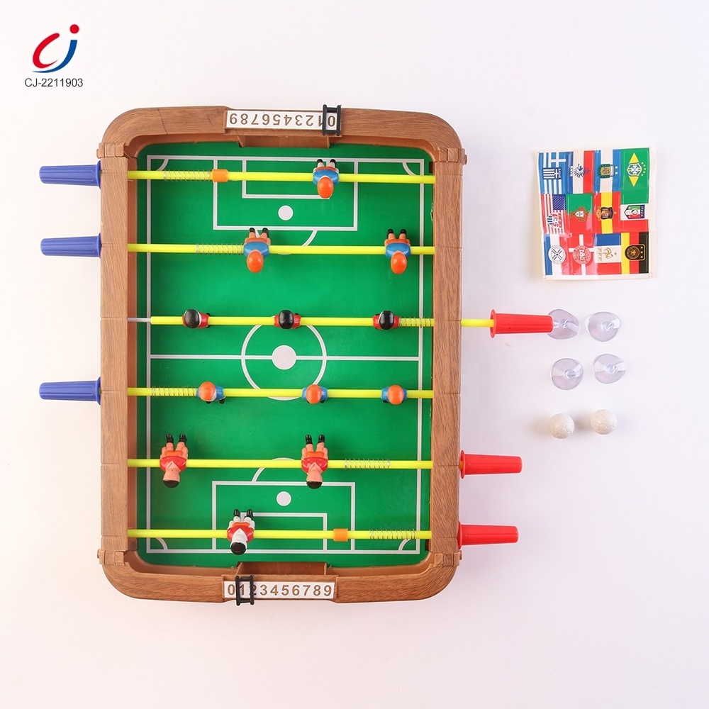 Indoor playing toys tabletop kids soccer toy football table game best price finger toys desktop football table board game