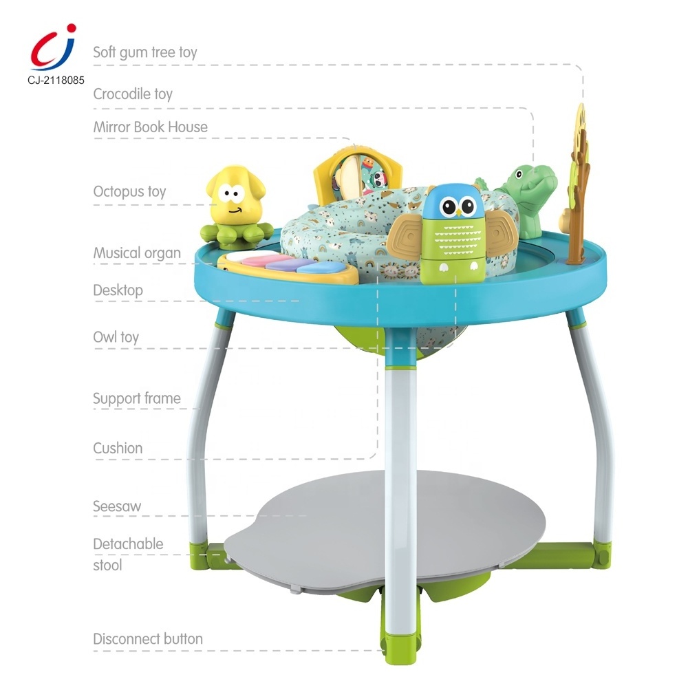 Chengji baby walker jumper 5 in 1 early educational learning activity lighting music baby jumping chair toys