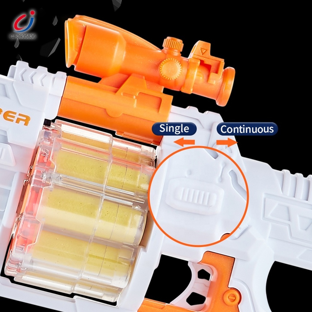 Chengji M32 eva soft bullet gun magazine toy wholesale boys playing bullet fire continuous shooting toy eva soft bullet toy gun