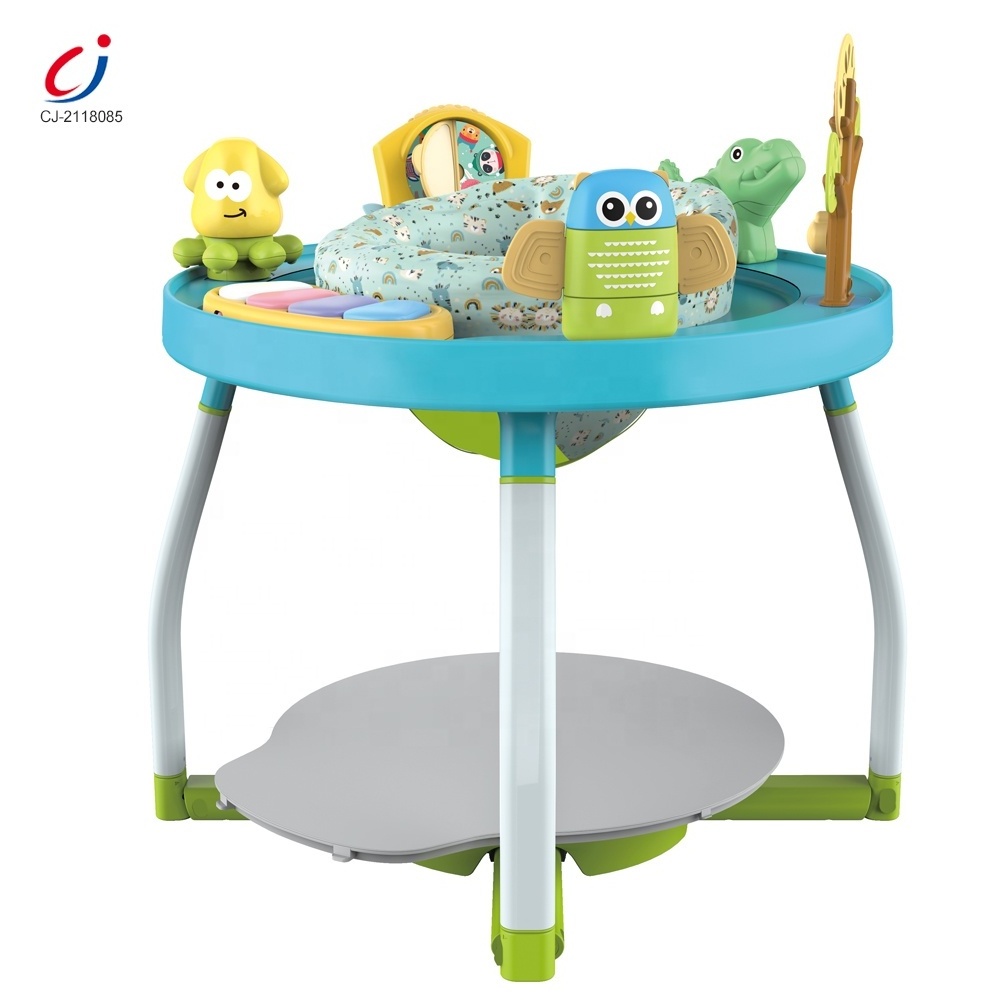 Chengji baby walker jumper 5 in 1 early educational learning activity lighting music baby jumping chair toys