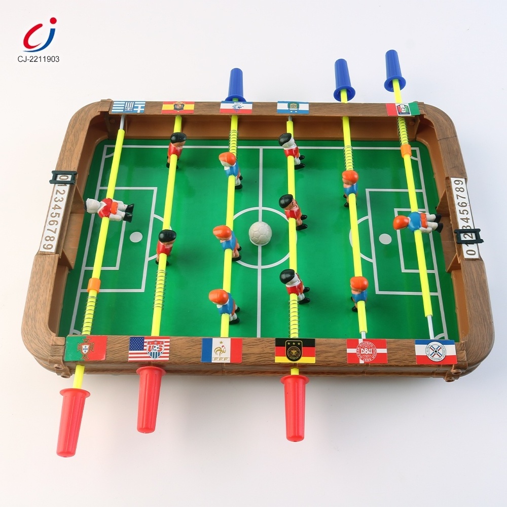 Indoor playing toys tabletop kids soccer toy football table game best price finger toys desktop football table board game