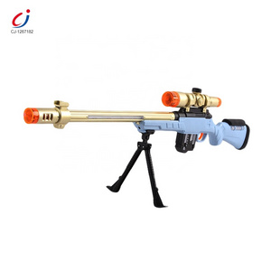 Infrared laser kids plastic shooting gun toy sniper rifles with light