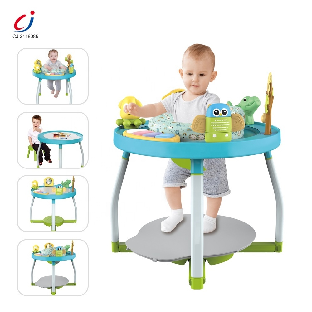 Chengji baby walker jumper 5 in 1 early educational learning activity lighting music baby jumping chair toys