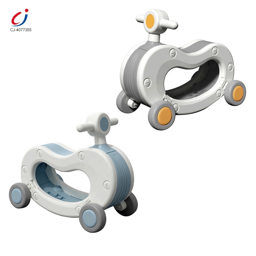 Chengji baby rocking horse toys sliding vehicle swing rocker balance scooter 2 in 1 space ride on car toy