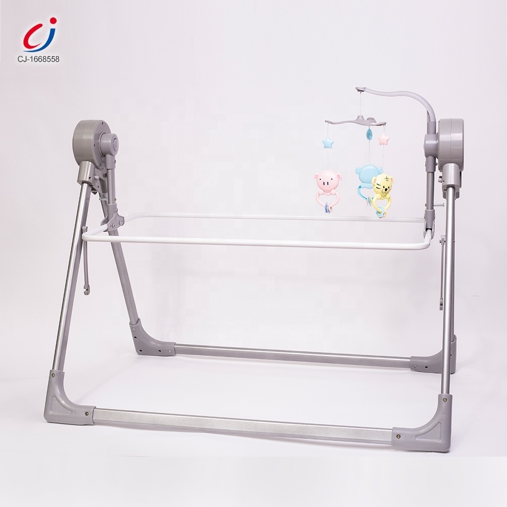 Chengji Newest Musical Electric Baby Bassinet, Swing Cradle Baby With Music And Light