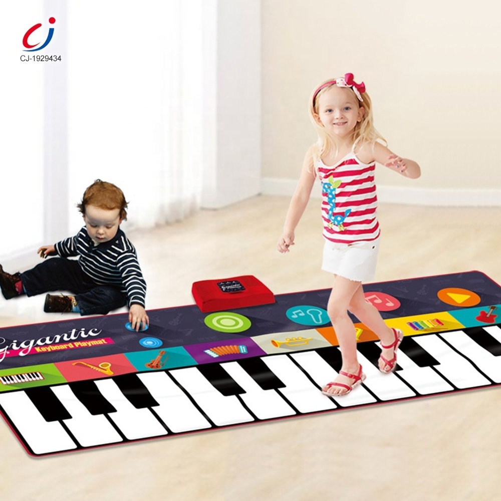 24 keys kids play portable musical instrument electric giant piano keyboard dance mat