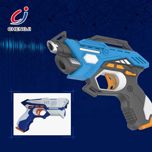 Wholesale plastic electric kids boys laser infrared shooting games super toy gun