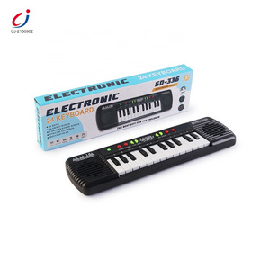 Education plastic 24 keys piano toy electric instrument musical keyboard