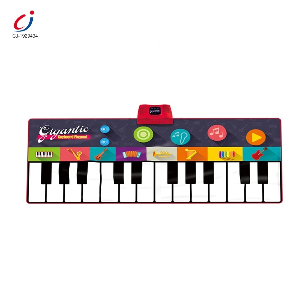 24 keys kids play portable musical instrument electric giant piano keyboard dance mat