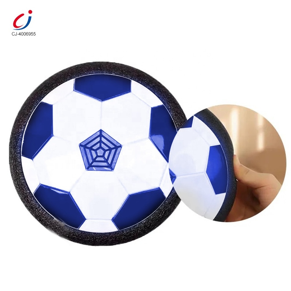 Chengji kids indoor outdoor sport game led hover soccer air power suspension football toy with bowling ball