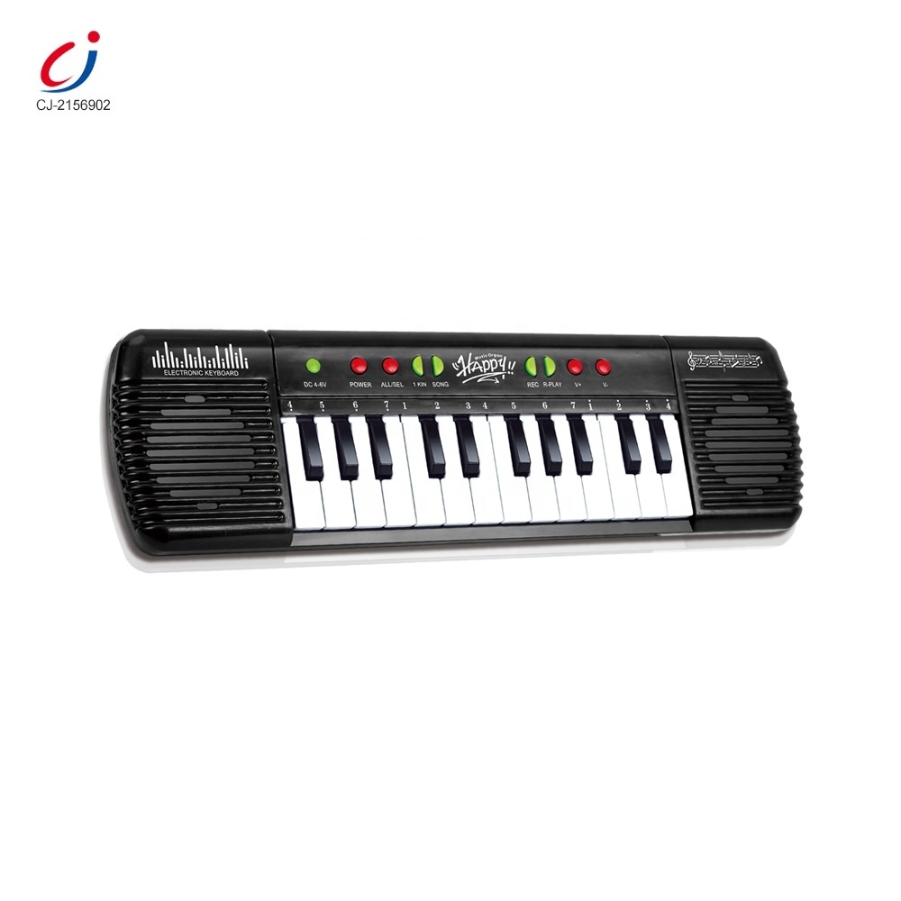 Education plastic 24 keys piano toy electric instrument musical keyboard