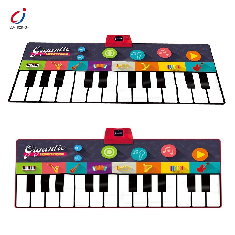 24 keys kids play portable musical instrument electric giant piano keyboard dance mat