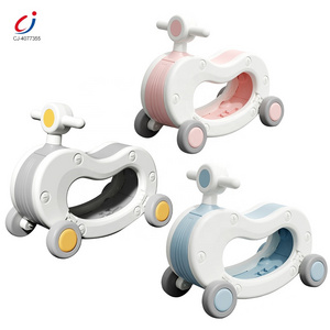 Chengji baby rocking horse toys sliding vehicle swing rocker balance scooter 2 in 1 space ride on car toy