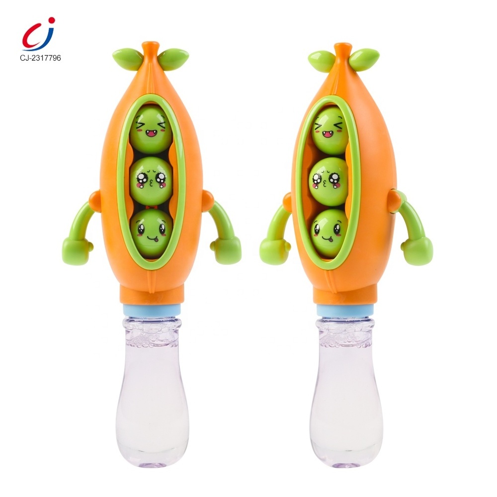 Chengji Plastic Stick Soap Water Pipes Bead Expression Change Novelty Gag Outdoor Wand Bubble Blower Toys