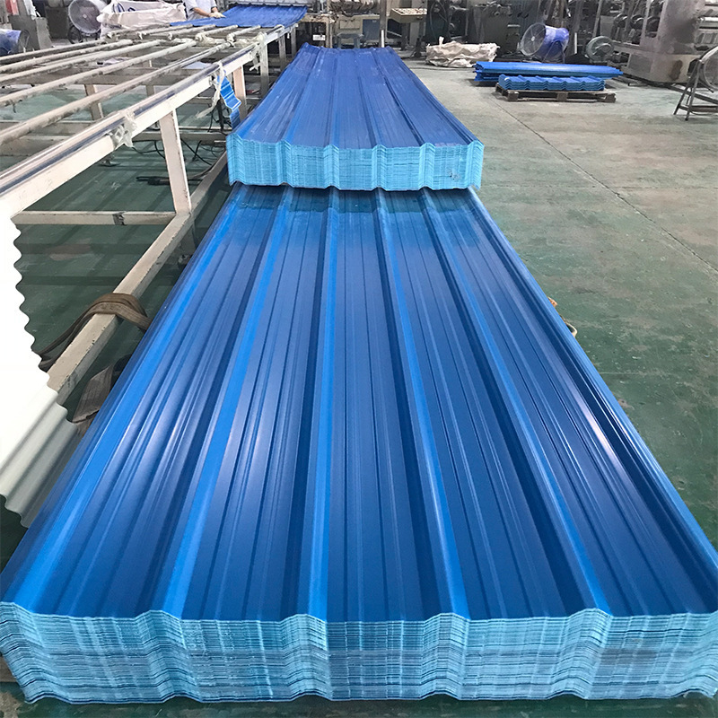 High Quality Fireproof Building Material PVC Corrugated Heat Resistant Roof Tile Synthetic Plastic Roofing Sheet