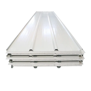 Easy Installation EPS Polyurethane Sandwich Roofing Panel Fireproof Roof Tile Soundproof Insulated EPS PU Sandwich Roof Panels