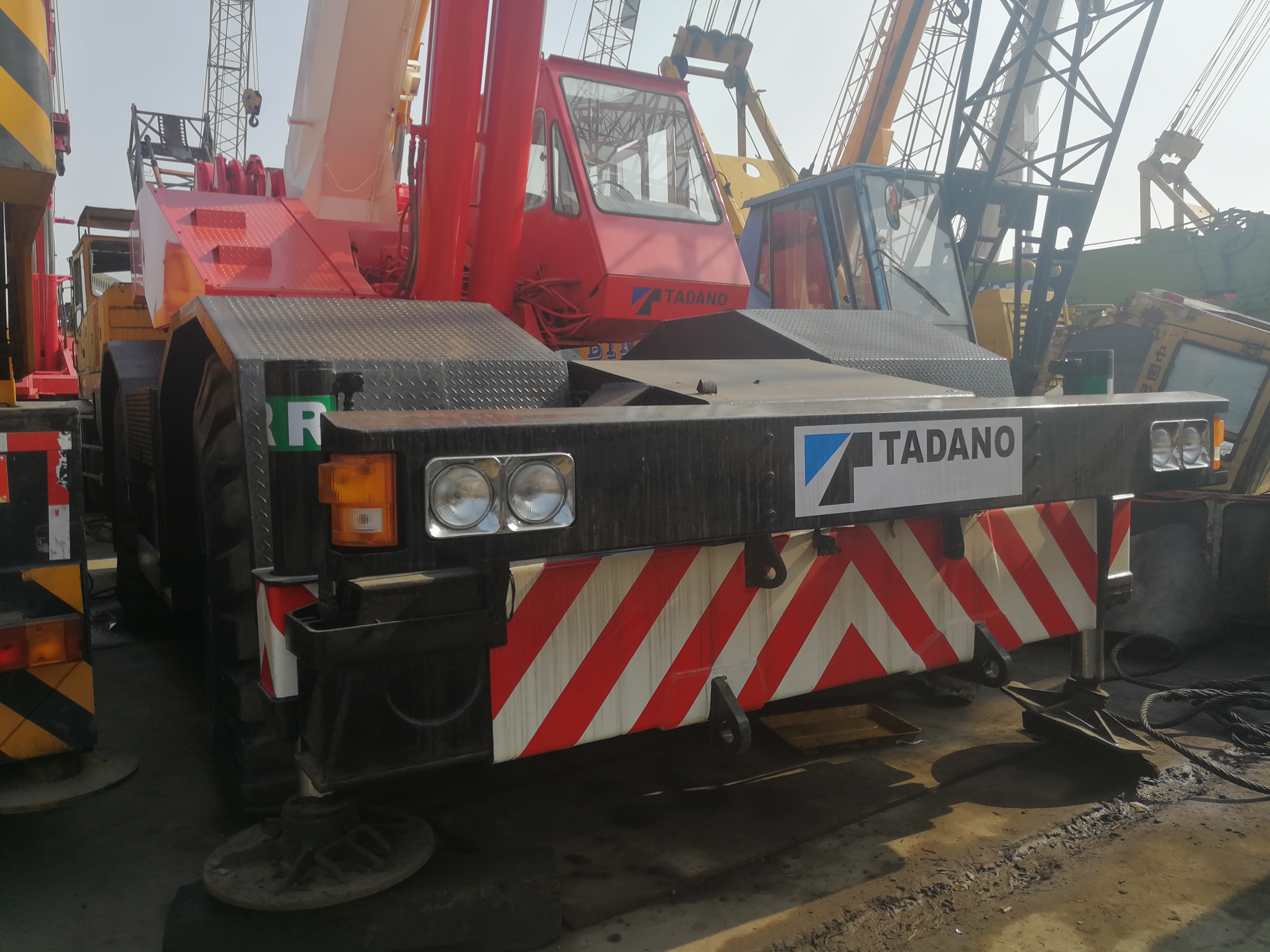 Fairly Used Tadano TR-500M 50 ton Hydraulic Lifting Boom Rough Terrain Crane