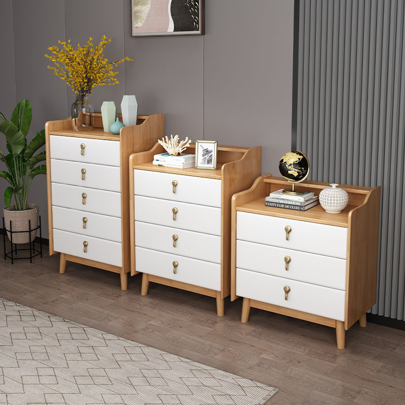 Nordic minimalist home bedroom storage and practical combination bedside table locker manufacturer wholesale price