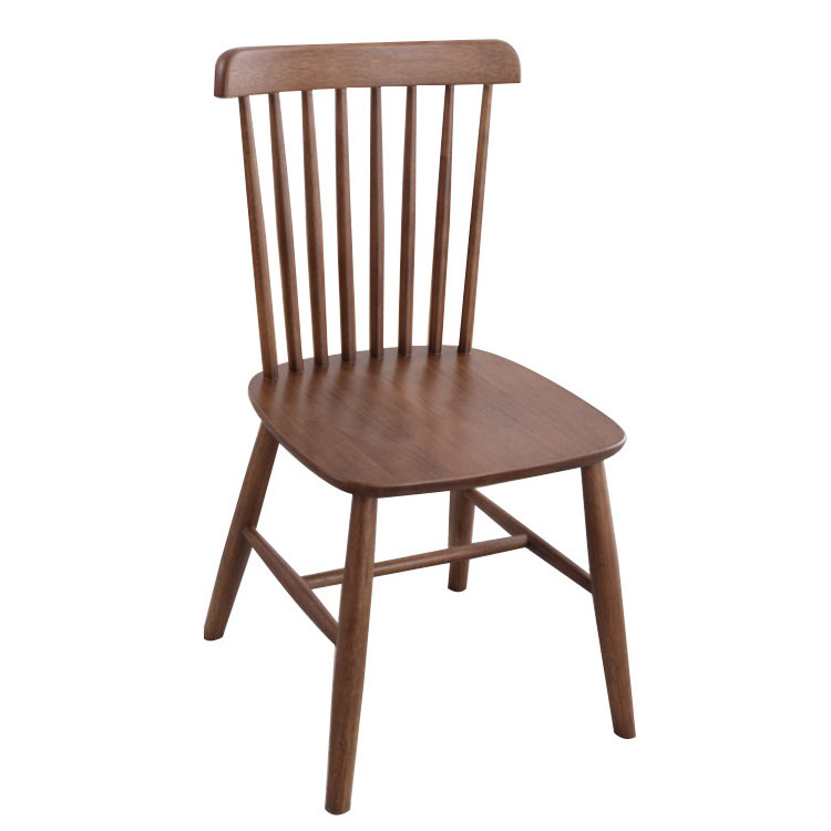 Spindle Back Wooden Chairs for Kitchen and Dining Room Solid Wood Chair Home Furniture Living Room Slat Back Wooden Seat Chairs