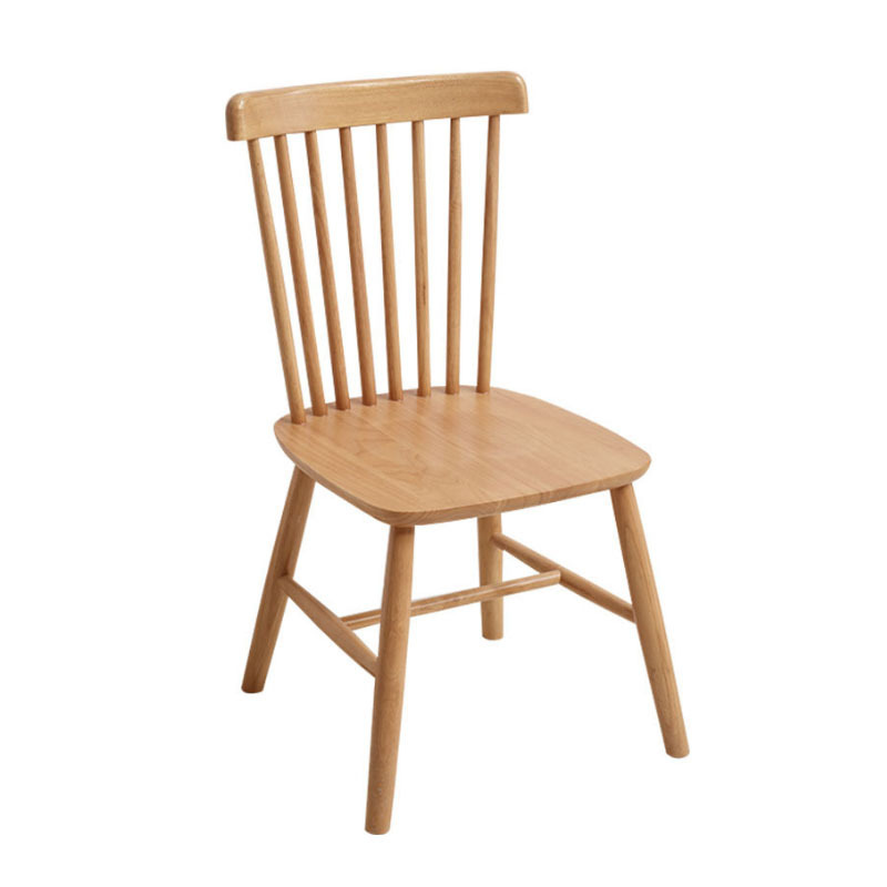 Spindle Back Wooden Chairs for Kitchen and Dining Room Solid Wood Chair Home Furniture Living Room Slat Back Wooden Seat Chairs