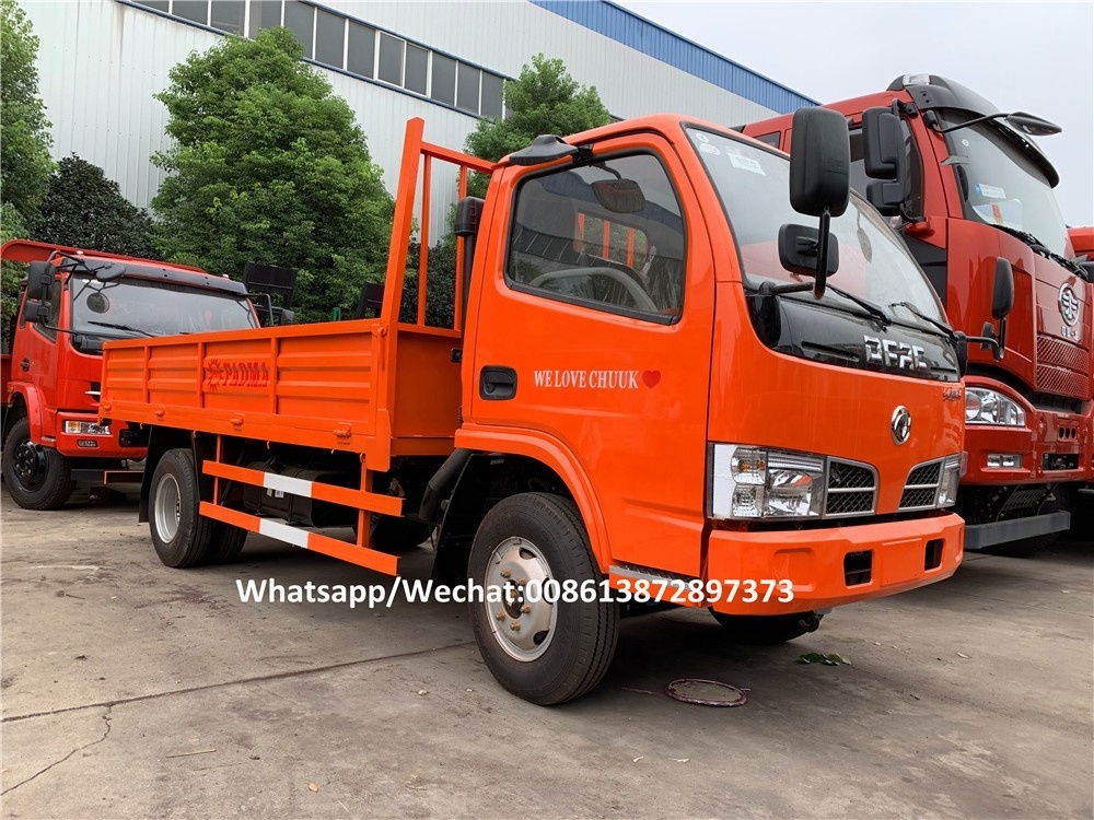 Dongfeng 6 wheels cargo truck for sale 5 tons lorry trucks for sale 115HP Diesel lorry cargo truck