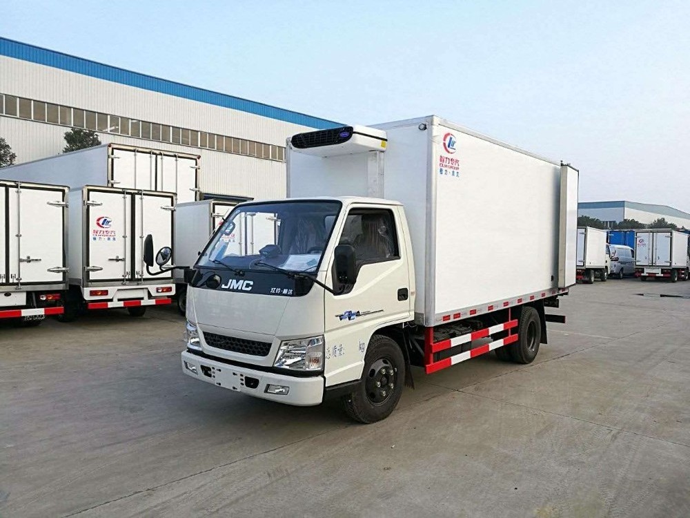 JMC refrigerated freezer trucks/insulated freezer box truck/5 tons refrigerated truck