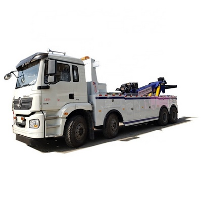 New Shacman 8x4 heavy duty rotator wrecker truck/50ton heavy duty wrecker tow truck for sale