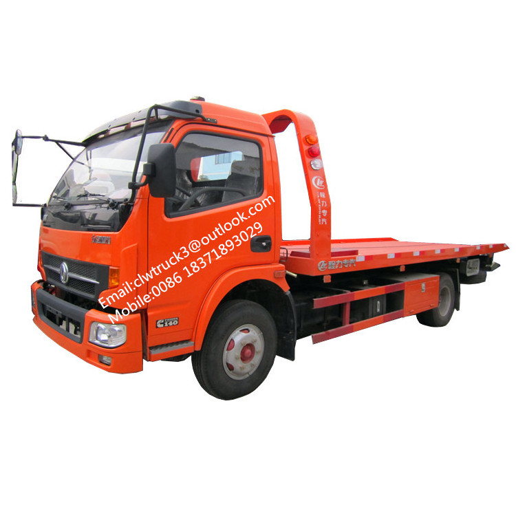 Dongfeng tow truck wrecker/flatbed wrecker/5 ton wrecker towing truck