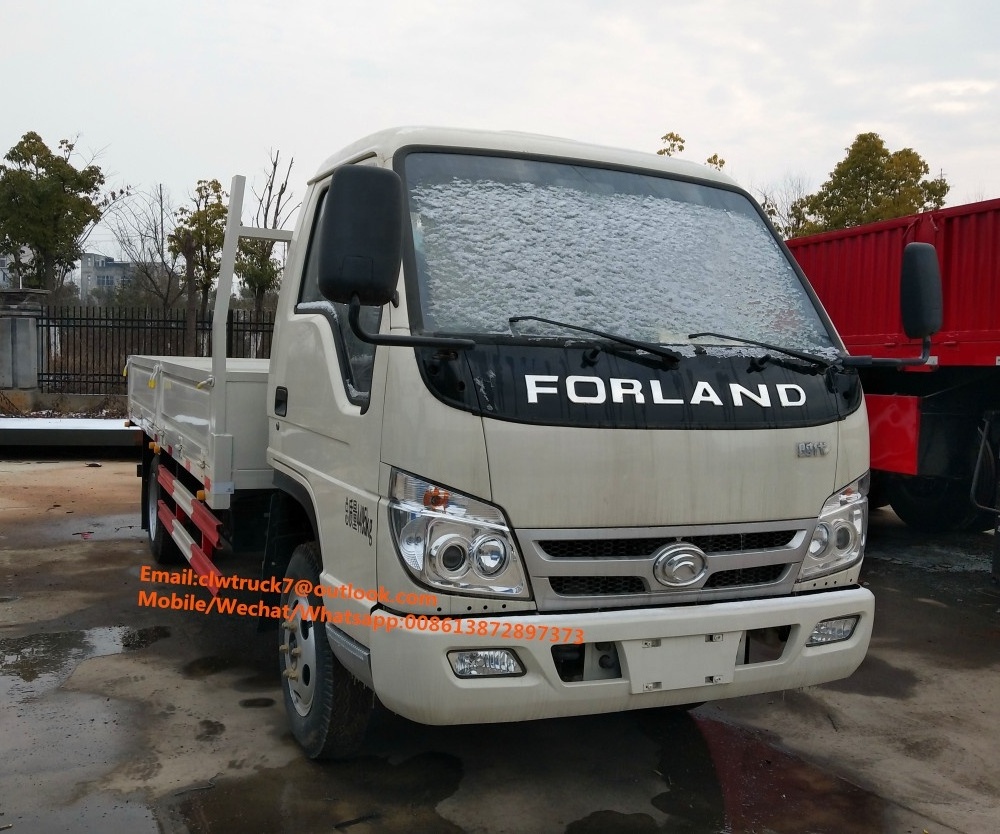 Cheapest price of FOTON mini cargo truck 3 tons light cargo truck small cargo trucks for sale