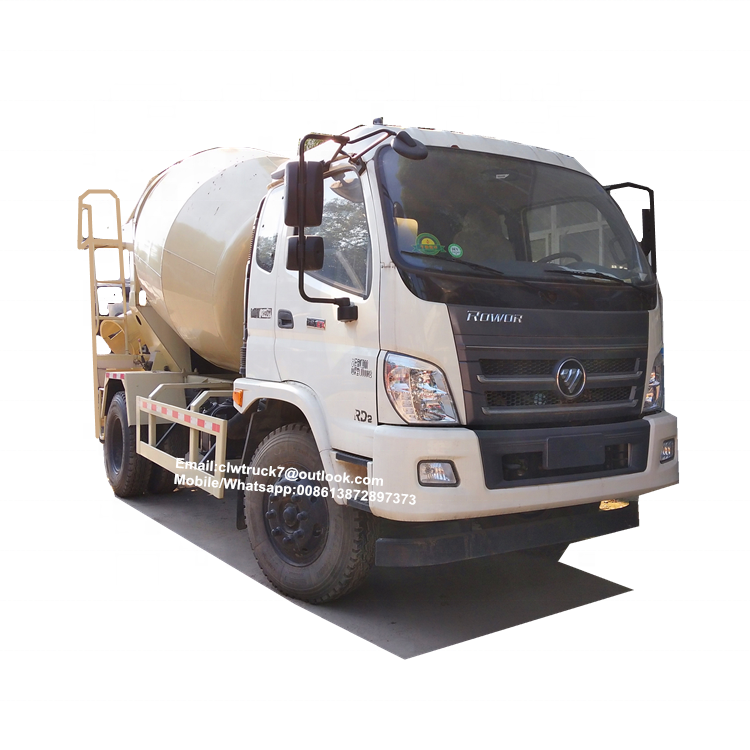 Foton small truck concrete mixer/5 ton concrete mixer truck