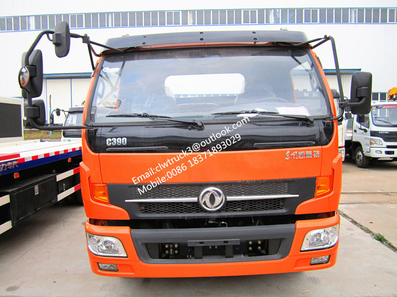 Dongfeng tow truck wrecker/flatbed wrecker/5 ton wrecker towing truck