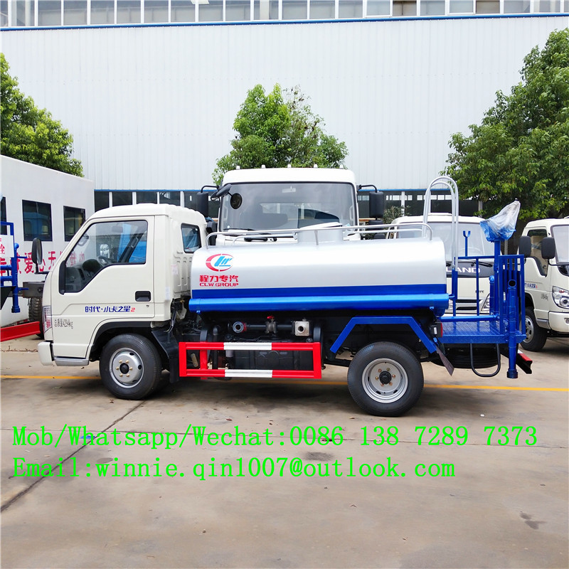 Foton Forland 5000 gallon water tank truck/small water bowser truck for sale